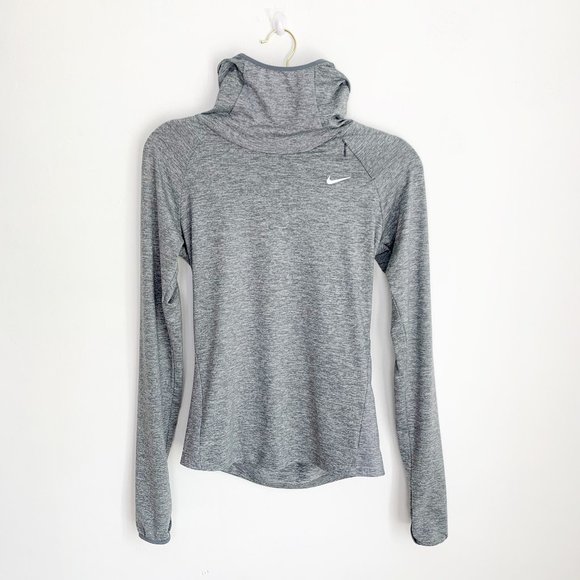 Nike Dri Fit Running Hoodie Size XS in Gray - Picture 1 of 8
